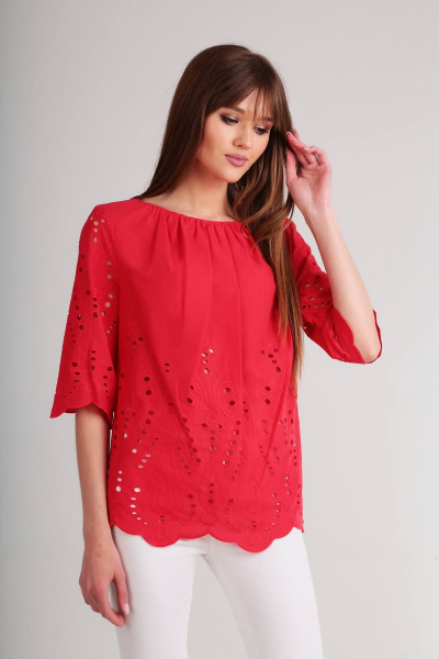 Блуза Shetti 1028 красный - фото 2