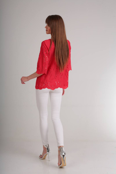Блуза Shetti 1028 красный - фото 3