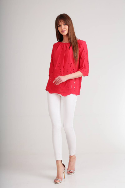 Блуза Shetti 1028 красный - фото 4