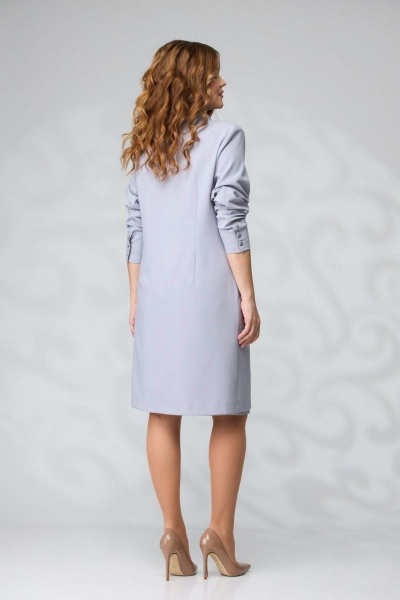 Жакет, юбка Viola Style 2709 серый - фото 3