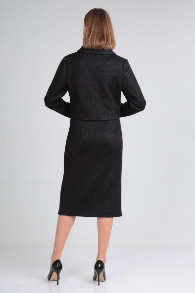 Жакет, юбка Viola Style 2701 черный - фото 2
