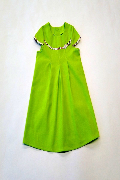 Платье Юнона М6621 зеленый - фото 1
