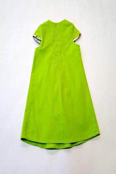 Платье Юнона М6621 зеленый - фото 2