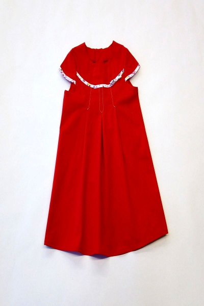 Платье Юнона М6621 красный - фото 1