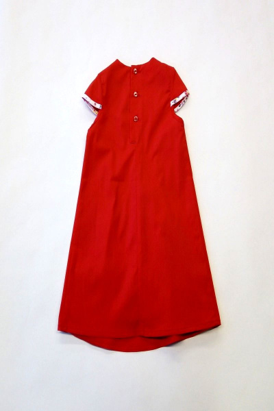 Платье Юнона М6621 красный - фото 2