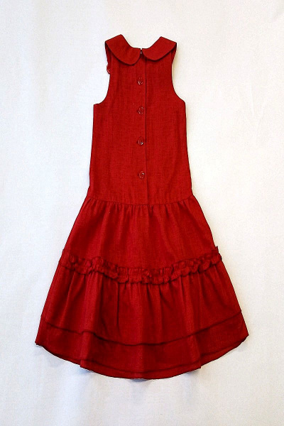 Платье Юнона М6632 красный - фото 2