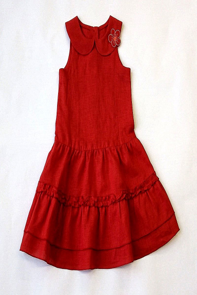Платье Юнона М6632 красный - фото 1