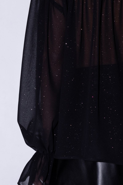 Блуза PiRS 4522 черный - фото 4