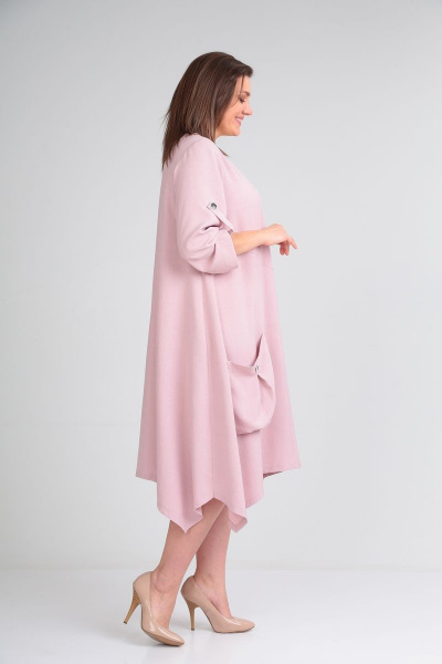 Платье Michel chic 2119 розовый - фото 5