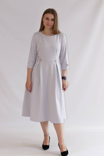 Платье Mita ЖМ1161 серый - фото 3