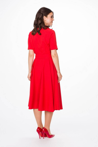 Платье Melissena 786 красный - фото 2
