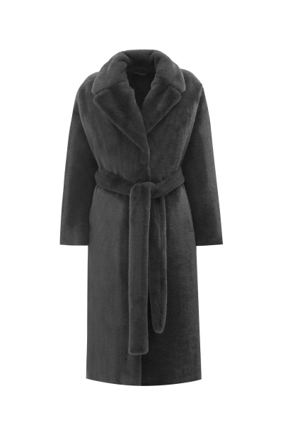 Пальто Elema 1-13055-1-164 тёмно-серый - фото 1