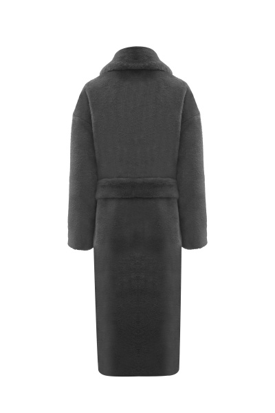 Пальто Elema 1-13055-1-164 тёмно-серый - фото 3