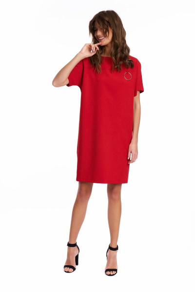 Платье KaVaRi 1010.1 красный - фото 1