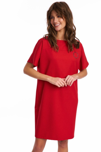 Платье KaVaRi 1010.1 красный - фото 3