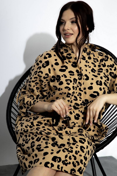 Платье SOVA 11168 леопард - фото 10