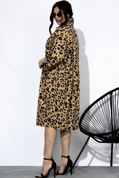 Платье SOVA 11168 леопард - фото 5