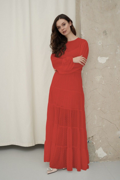 Платье BARBARA B153 красный - фото 1