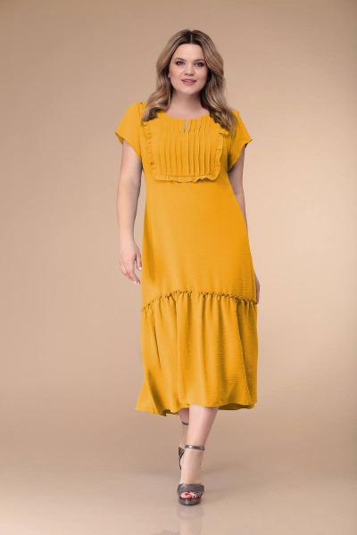 Платье Verita 1188 желтый - фото 4