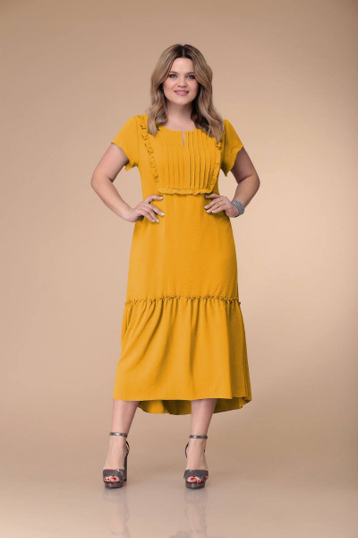 Платье Verita 1188 желтый - фото 1