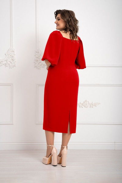 Платье JeRusi 2308 красный - фото 5