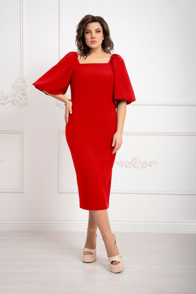 Платье JeRusi 2308 красный - фото 3