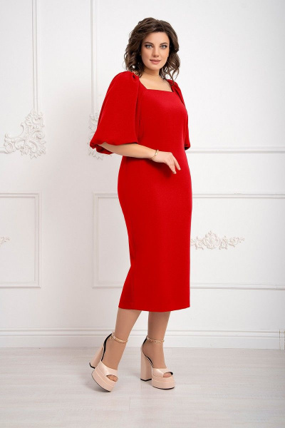 Платье JeRusi 2308 красный - фото 4
