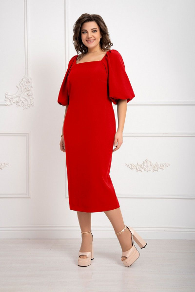 Платье JeRusi 2308 красный - фото 2