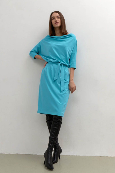 Платье Individual design 20124 голубой - фото 1