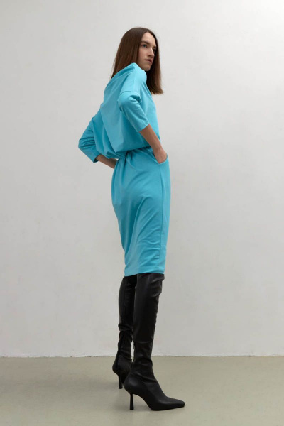 Платье Individual design 20124 голубой - фото 5