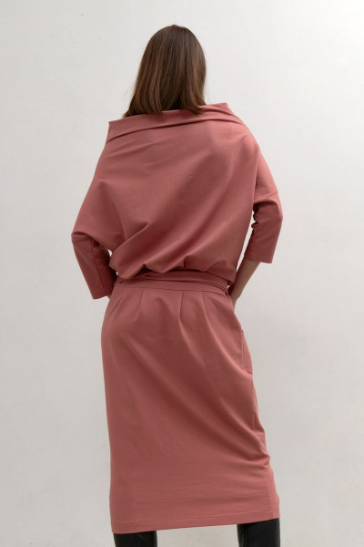 Платье Individual design 20124 персик - фото 5