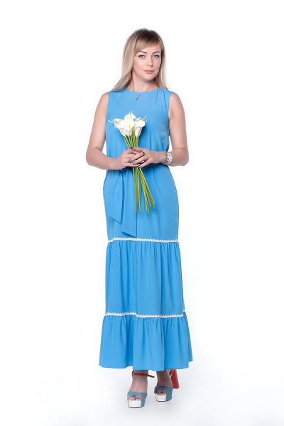 Платье YFS 277 голубой - фото 1