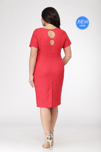 Платье MALI 428 красный - фото 3