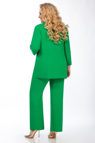 Блуза, брюки, жакет Элль-стиль 2196 зеленый - фото 7