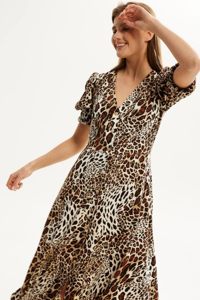 Платье DAVA 155 принт_леопард - фото 4
