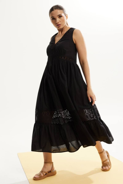 Платье DAVA 149 черный - фото 2