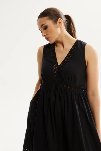 Платье DAVA 149 черный - фото 7