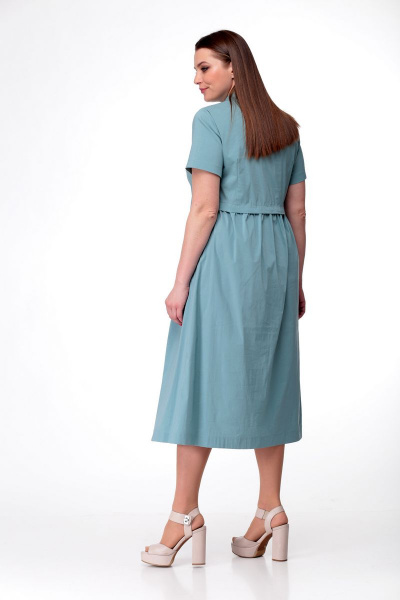 Платье Talia fashion ПЛ-104 голубой - фото 6
