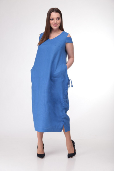 Платье MALI 478 голубой - фото 2