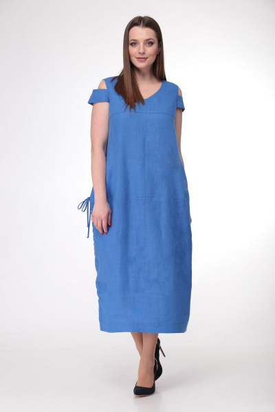Платье MALI 478 голубой - фото 1