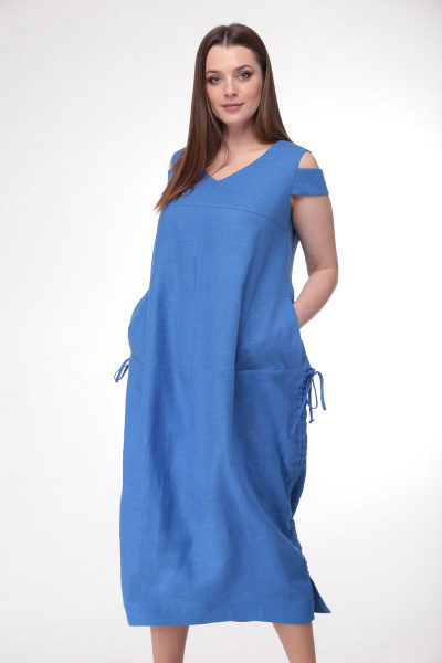 Платье MALI 478 голубой - фото 3