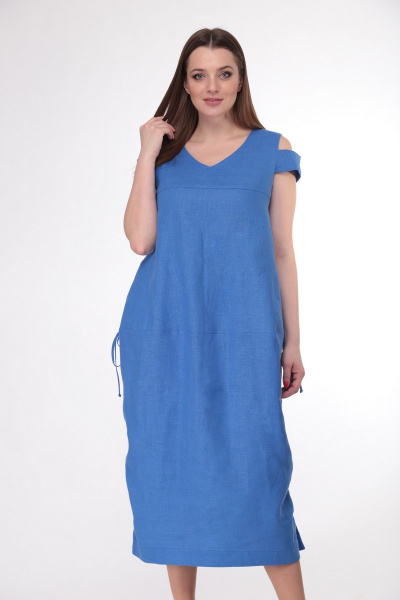 Платье MALI 478 голубой - фото 4