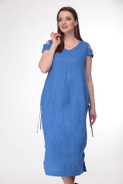 Платье MALI 478 голубой - фото 5