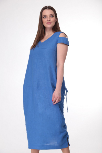 Платье MALI 478 голубой - фото 6