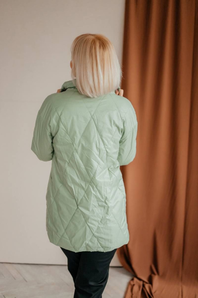 Куртка Стильная леди М-663 олива - фото 7