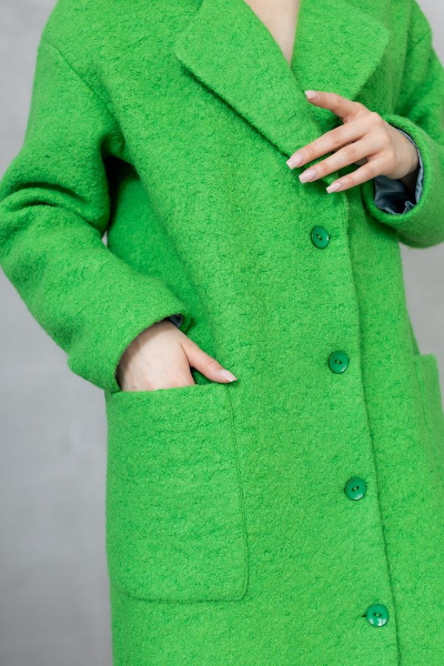 Пальто Atelero 1066 зеленый - фото 5