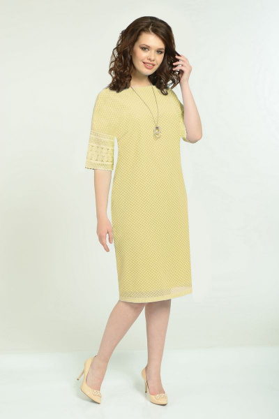 Платье VOLNA 1096 лимонно-желтый - фото 1
