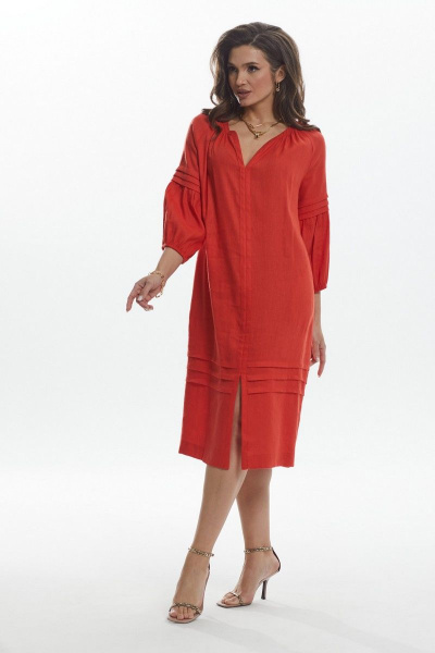 Платье MALI 422-066 красный - фото 1