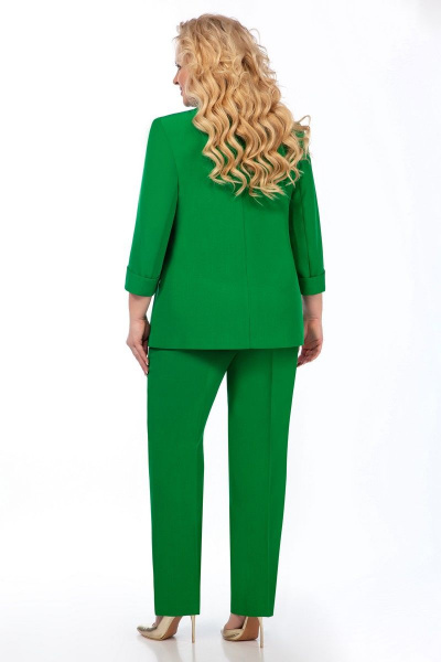 Блуза, брюки, жакет Элль-стиль 2197 зеленый - фото 5