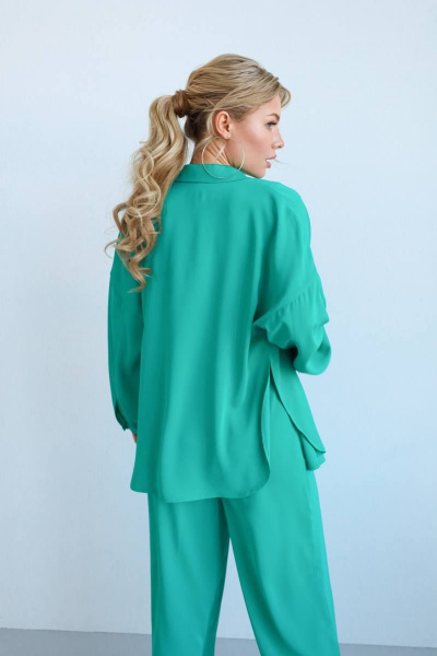 Блуза, брюки SODA 735.1 зеленый - фото 4